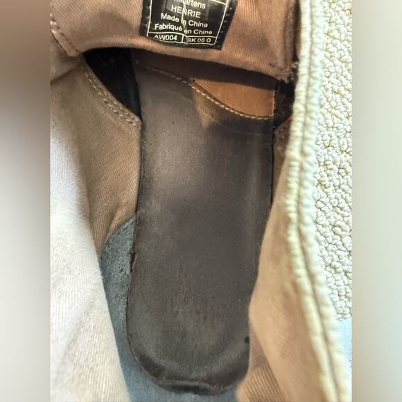 Dr. Marten's Henrie Chukka Boots Canvas Men's Size 9 Women 10 Tan Beige Lace Up - Picture 9 of 9